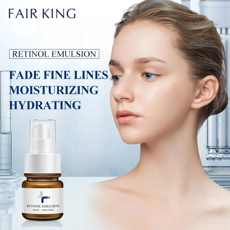 Retinol Face Lotions Improve Anti-Wrinkle Dullness Brighten Tone Skin Care Promotes Fine Line Reducing