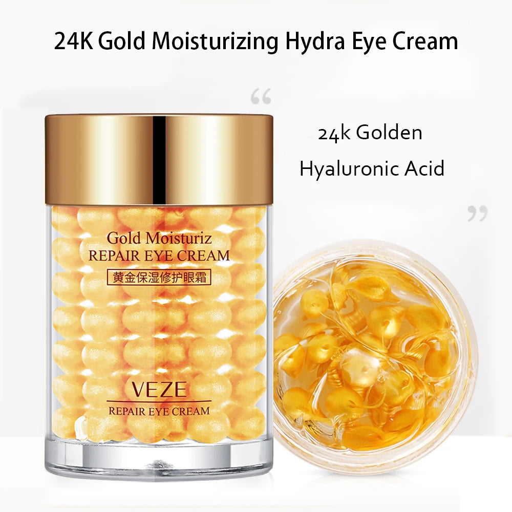 24K Gold Serum Mask Fade Dark Eye Circles Eye Cream