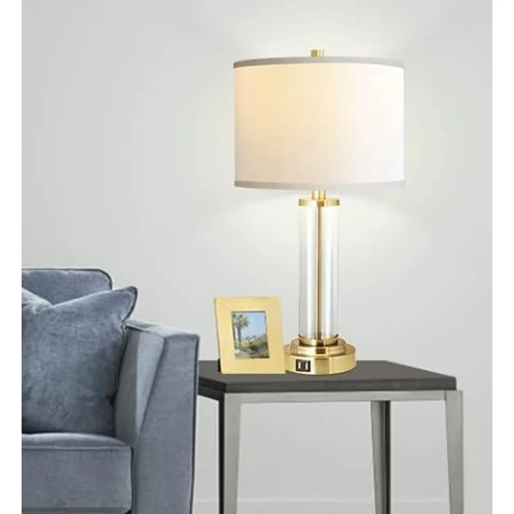 Modern 2-piec Table Lamps Including LED Bulbs