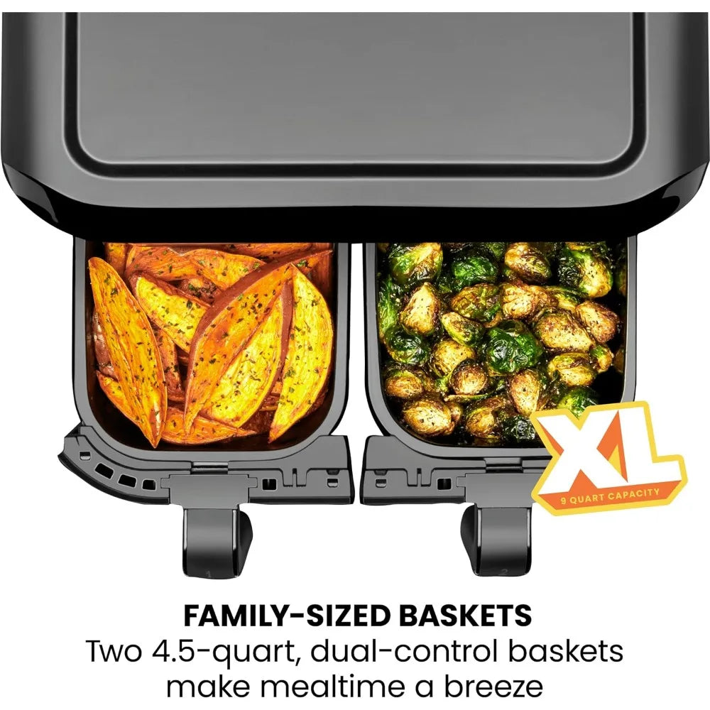 Double Basket Capacity Air Fryer