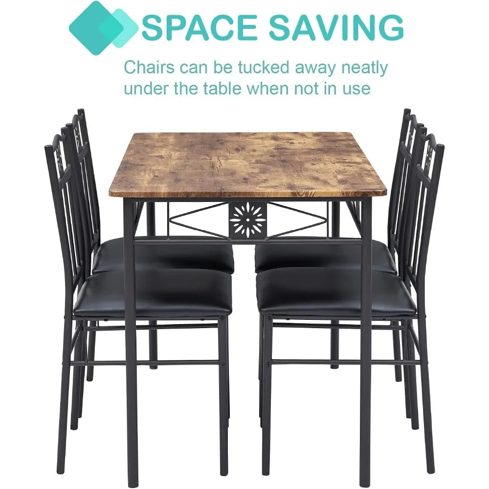 Kitchen Dining Room Table Sets 4 Chairs