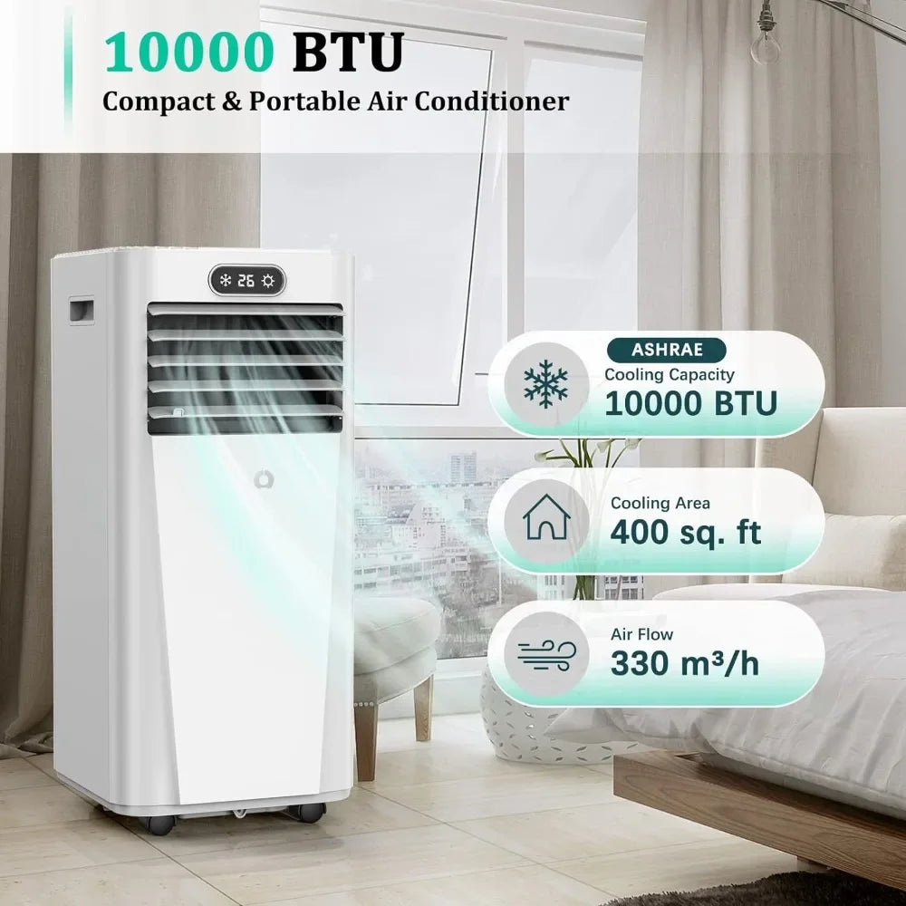 10,000 BTU Portable Air Conditioners for room to 400 sq.ft